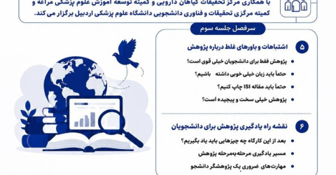 ثبت‌نام جلسه سوم سلسله کارگاه‌های دید پرنده‌ای به دنیای پژوهش